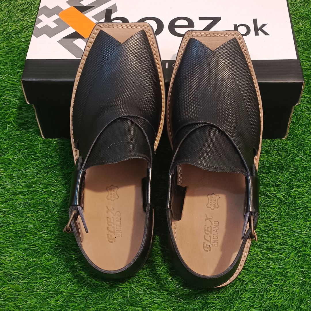 Premium Leather Peshawari Chappal S-511