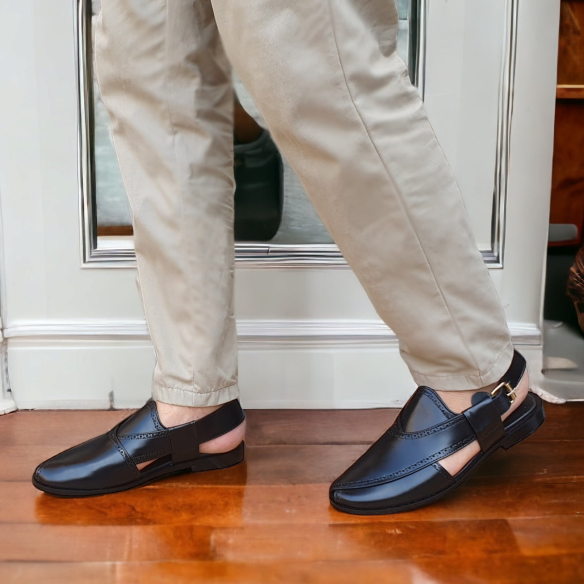 Premium Leather Shoes -150030 Black