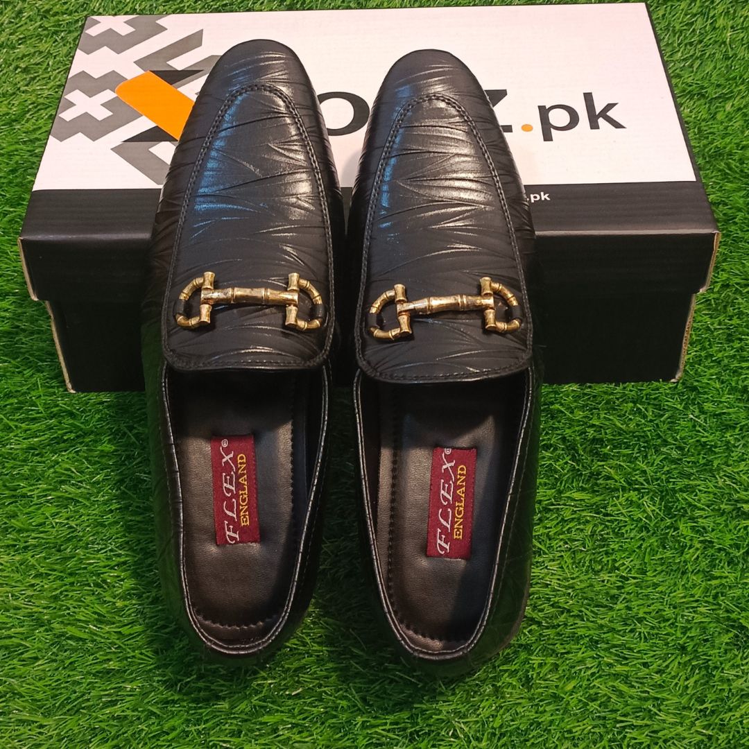 Premium Leather Shoes S-507 BLK