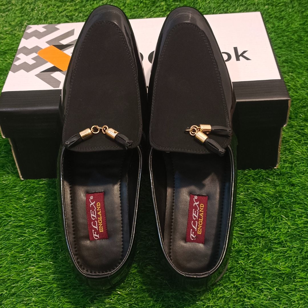 Premium Leather Shoes -150023 BLK