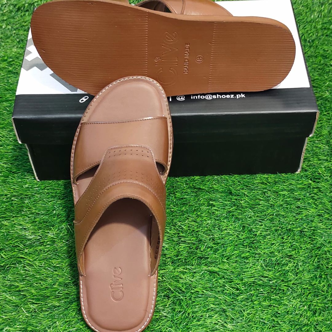 Premium Leather Slipper S-518