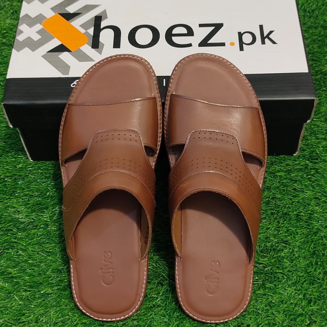 Premium Leather Slipper S-518
