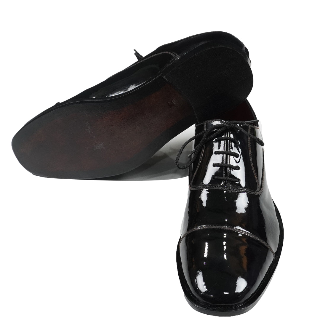 Leather Shinny Tuxedo Shoes-150002