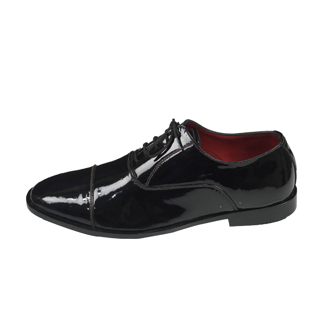 Leather Shinny Tuxedo Shoes-150002