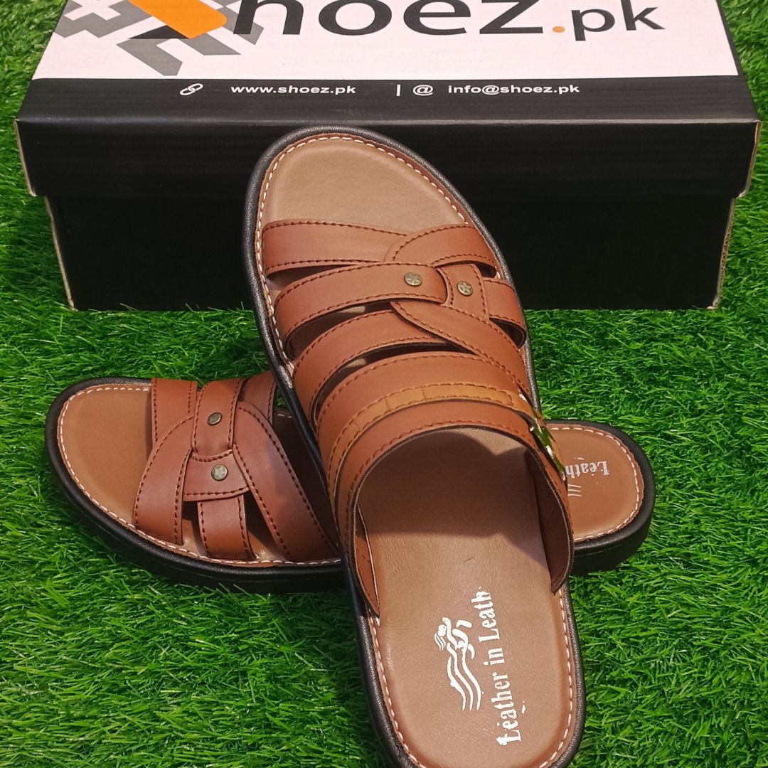 Premium Leather Chappal S-509