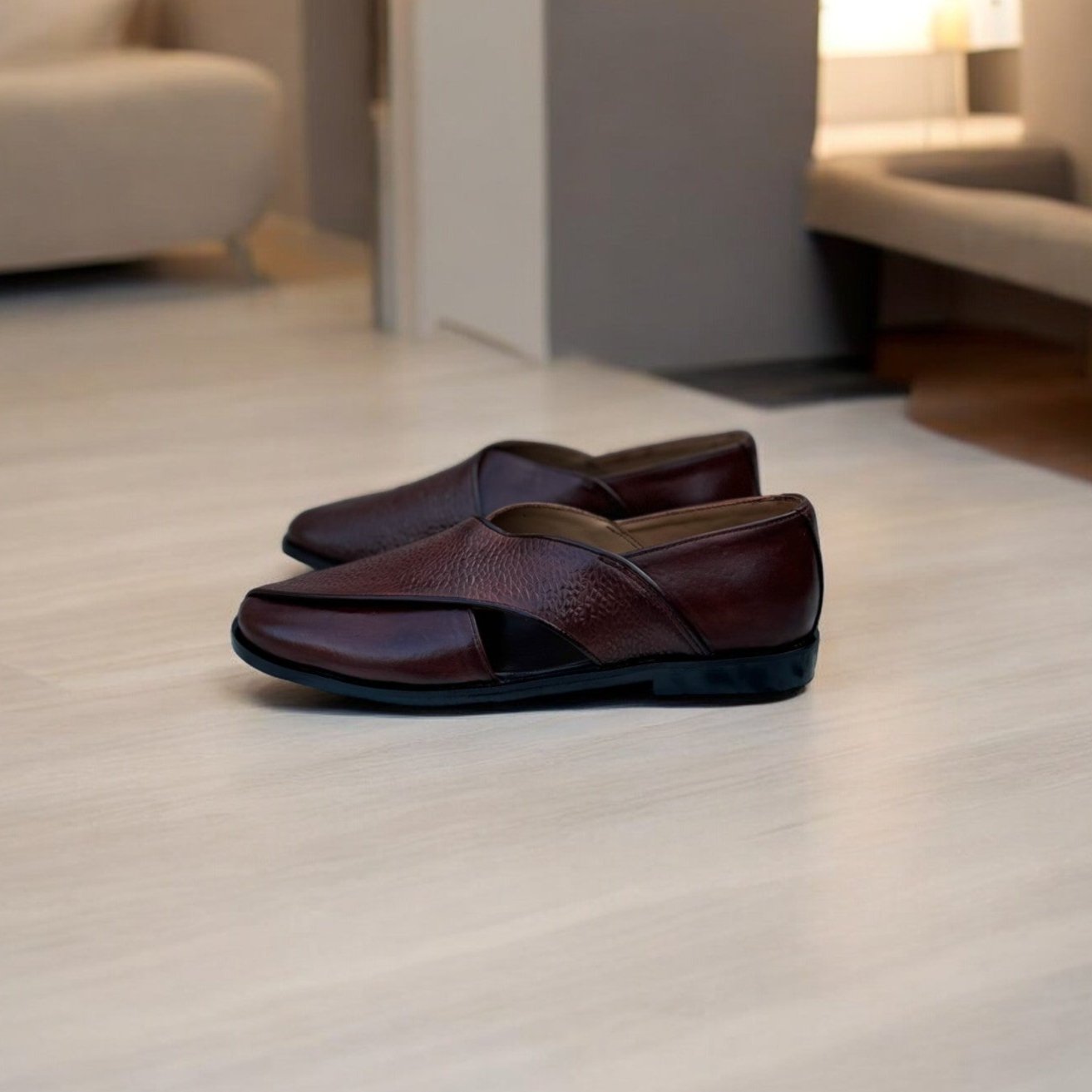 Premium Leather Sandal -150032 BR