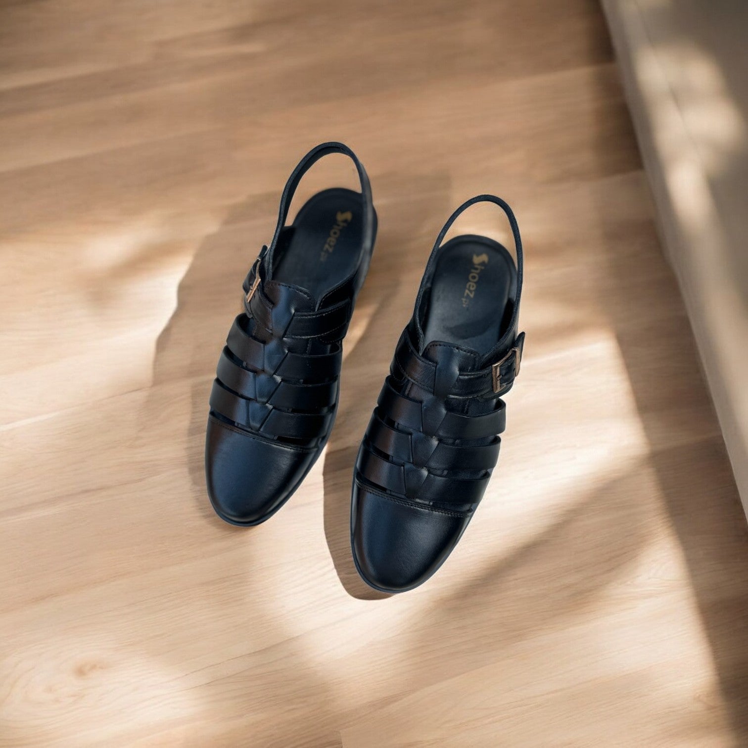Premium Leather Sandal -150047 Black