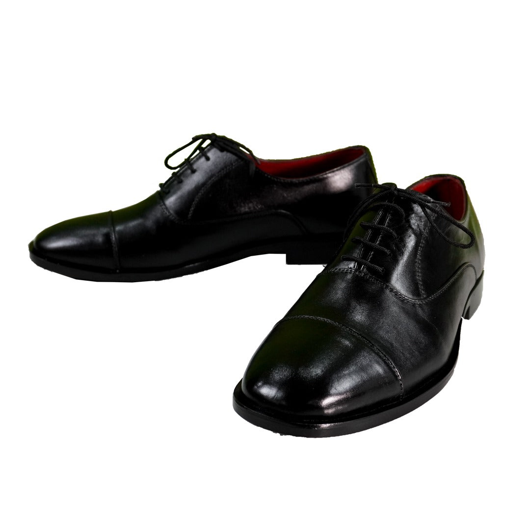 Premium Leather Shoes - 150001 Black