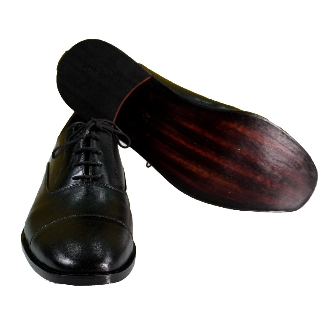 Premium Leather Shoes - 150001 Black