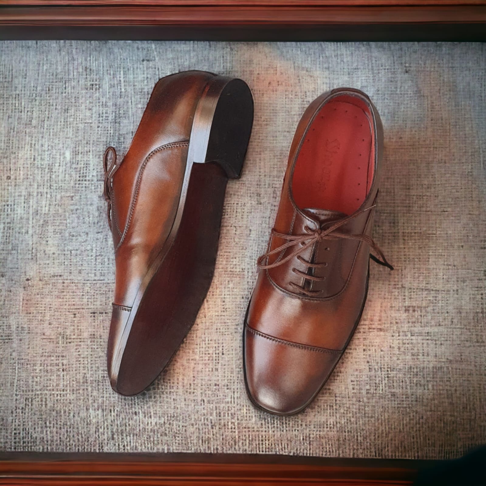 Premium Leather Shoes - 150001 Brown