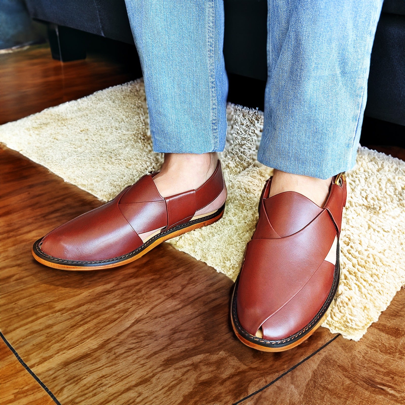 Premium Leather Peshawari Chappal -150049
